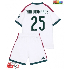 Real Madrid Yan Diomande #25 Primera Equipación Niños 2026-27 Manga Corta (+ Pantalones cortos)